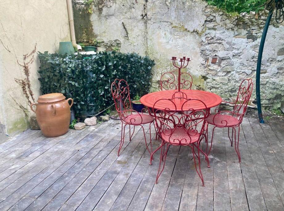Charmant Studio Terrasse 25Min Aeroport Cdg Saint-Brice-sous-Forêt Eksteriør bilde